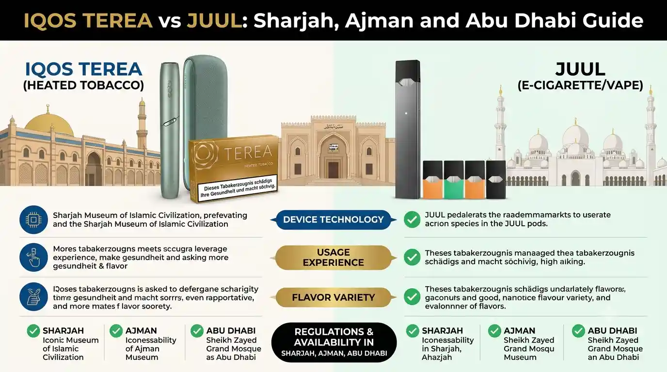 IQOS TEREA vs JUUL Sharjah